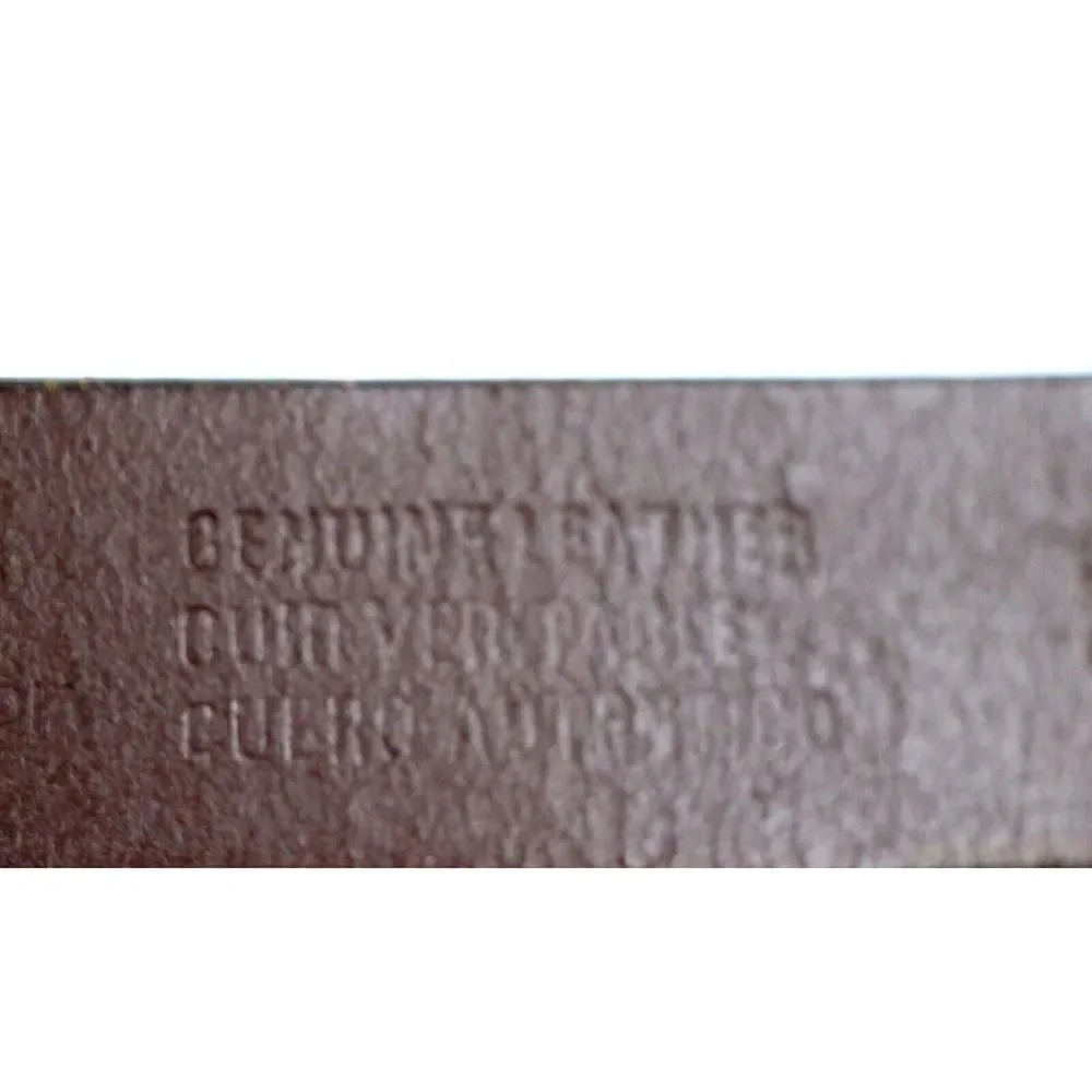 Crazy Horse BROWN GENUINE LEATHER 1 1/8
